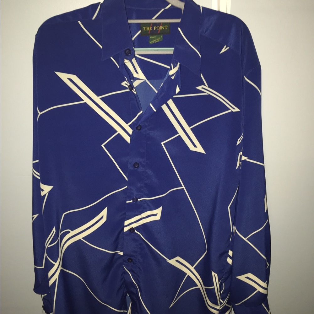 Blue dress shirt